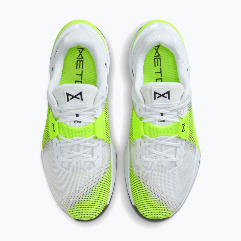 Pantofi de haltere pentru bărbați Nike Metcon 10 white/volt/black 5