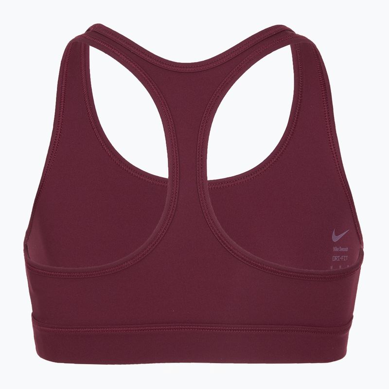 Sutien de antrenament pentru copii Nike Swoosh burgundy/white 7