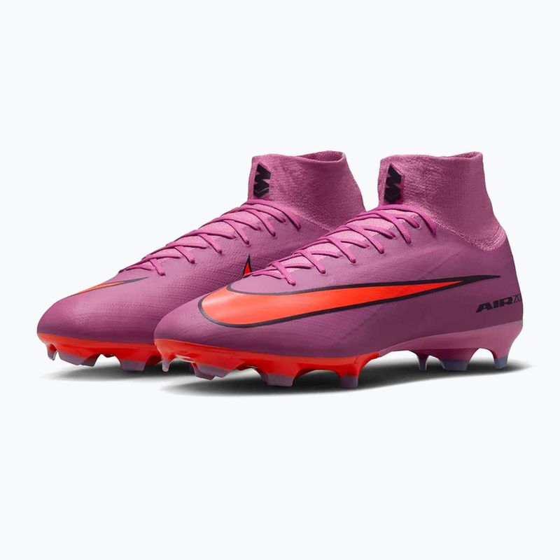Încălțăminte de fotbal pentru copii Nike Mercurial Superfly 10 Academy LV8 FG/MG university red/dark obsidian 3