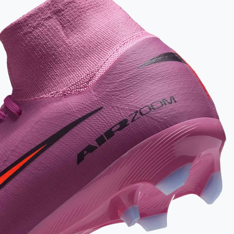 Încălțăminte de fotbal pentru copii Nike Mercurial Superfly 10 Academy LV8 FG/MG university red/dark obsidian 8