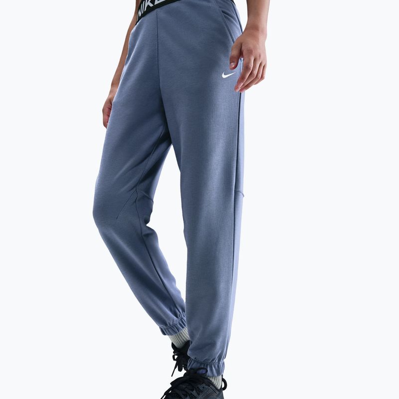 Pantaloni pentru copii Nike Pro Fleece Dri-Fit World Indigo/World Indigo/Black/White 4