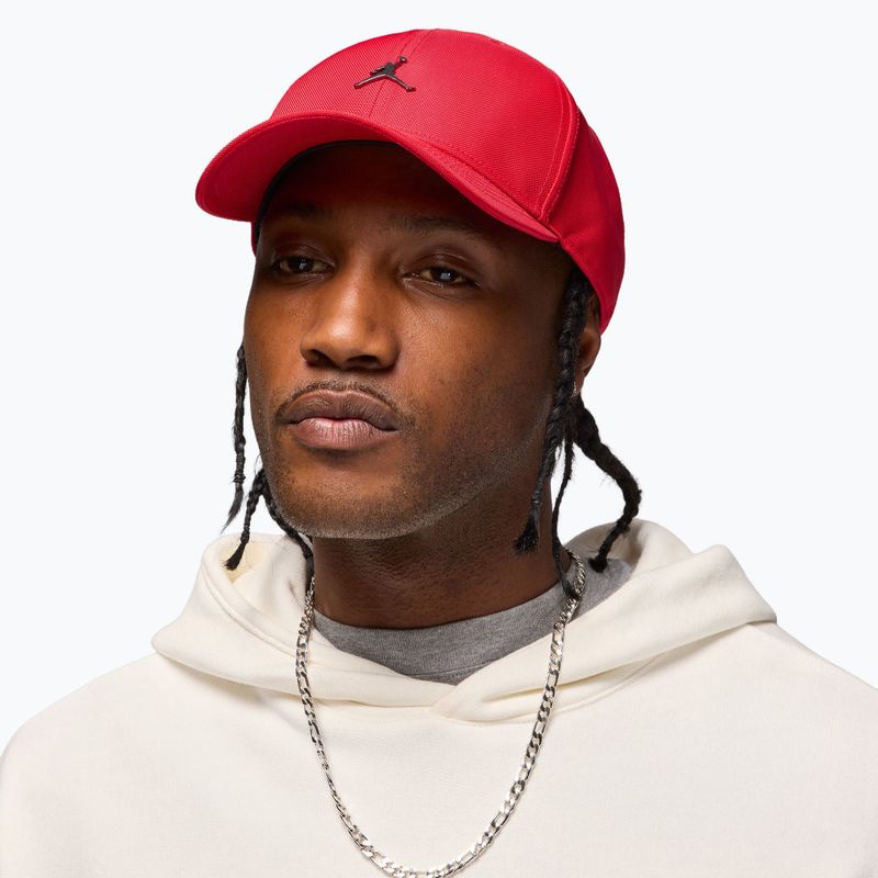 Șapcă Nike Jordan Rise Structured Metal Jumpman gym red/r511 7