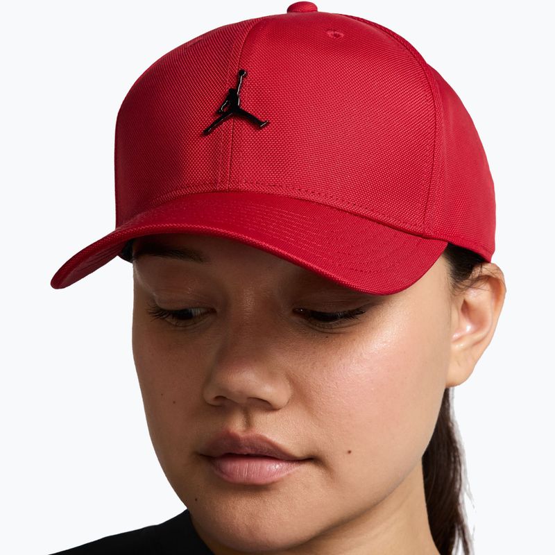 Czapka z daszkiem Nike Jordan Rise Structured Metal Jumpman gym red/r511 9