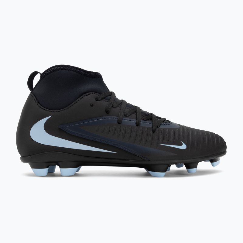 Încălțăminte de fotbal pentru bărbați Nike Phantom 6 High Club FG/MG black/black 2