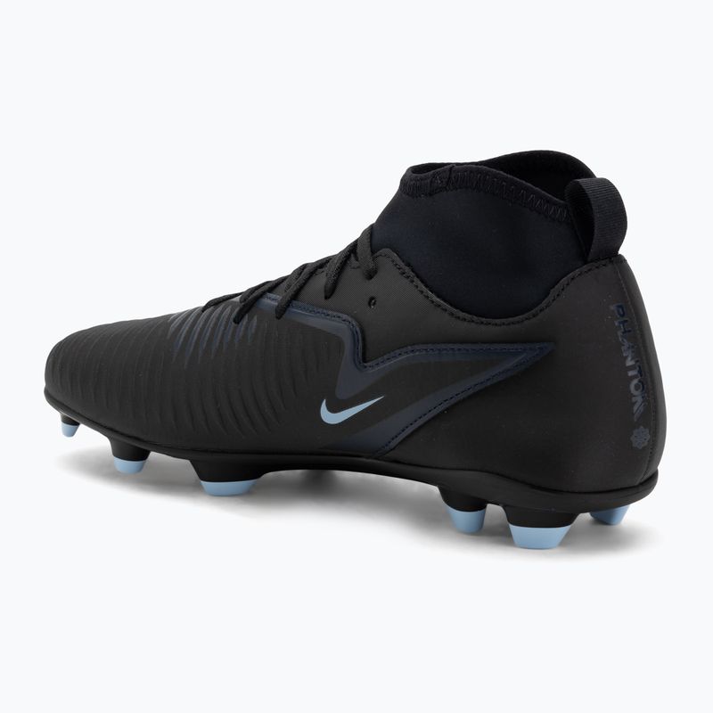 Încălțăminte de fotbal pentru bărbați Nike Phantom 6 High Club FG/MG black/black 3