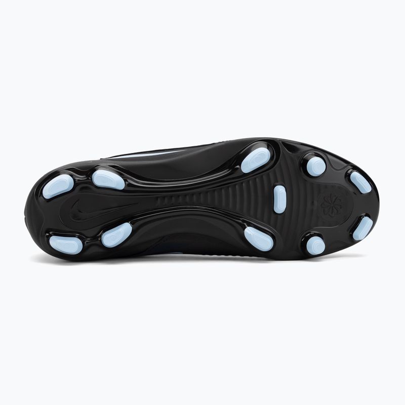 Încălțăminte de fotbal pentru bărbați Nike Phantom 6 High Club FG/MG black/black 4