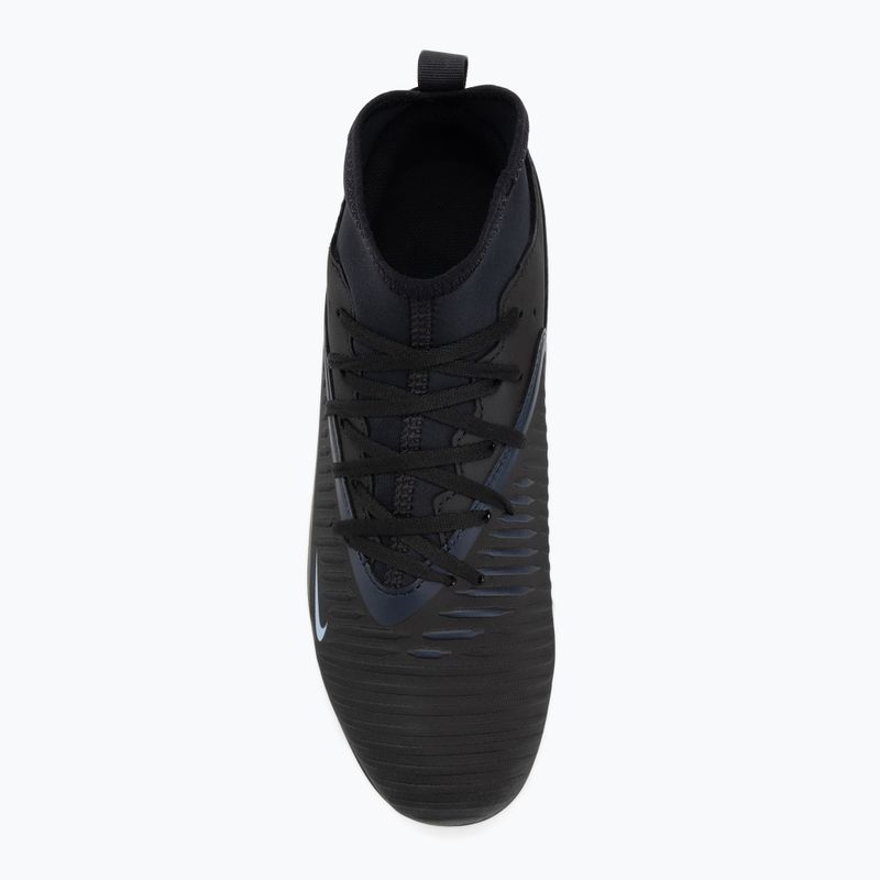 Încălțăminte de fotbal pentru bărbați Nike Phantom 6 High Club FG/MG black/black 5