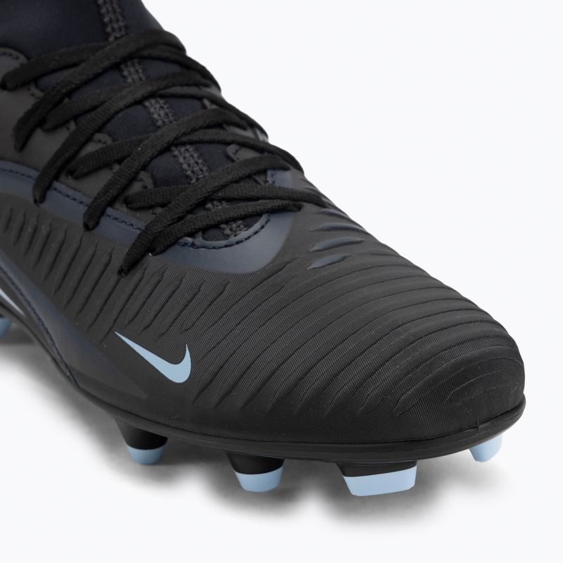 Încălțăminte de fotbal pentru bărbați Nike Phantom 6 High Club FG/MG black/black 7