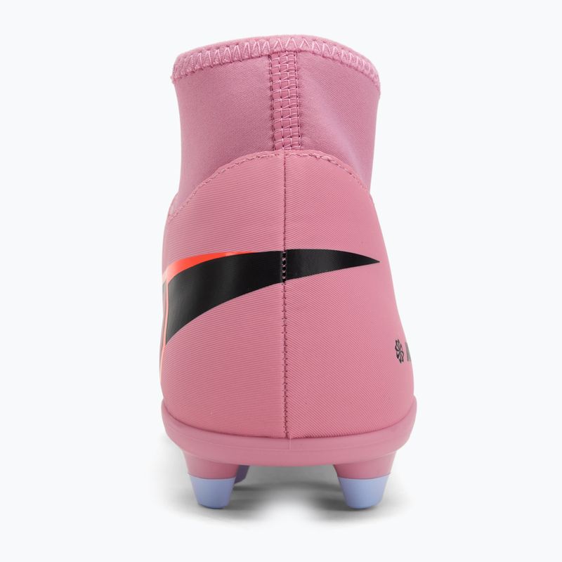 Încălțăminte de fotbal pentru bărbați Nike Mercurial Superfly 10 Club FG/MG magic flamingo/black/total crimson 6