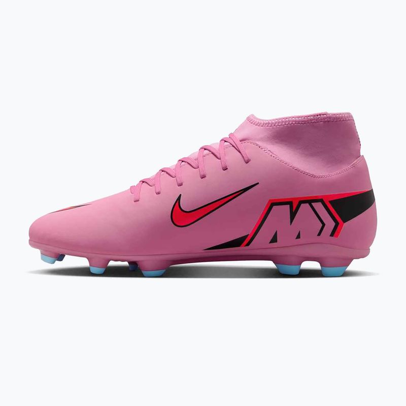 Încălțăminte de fotbal pentru bărbați Nike Mercurial Superfly 10 Club FG/MG magic flamingo/black/total crimson 9