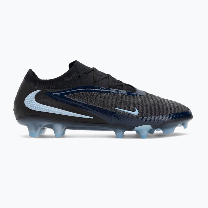 Încălțăminte de fotbal pentru bărbați Nike Phantom 6 Low Elite FG black/black 2