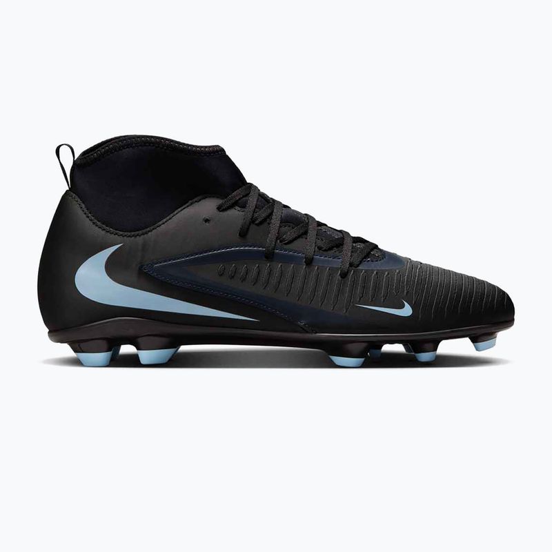 Încălțăminte de fotbal pentru bărbați Nike Phantom 6 High Club FG/MG black/black 8