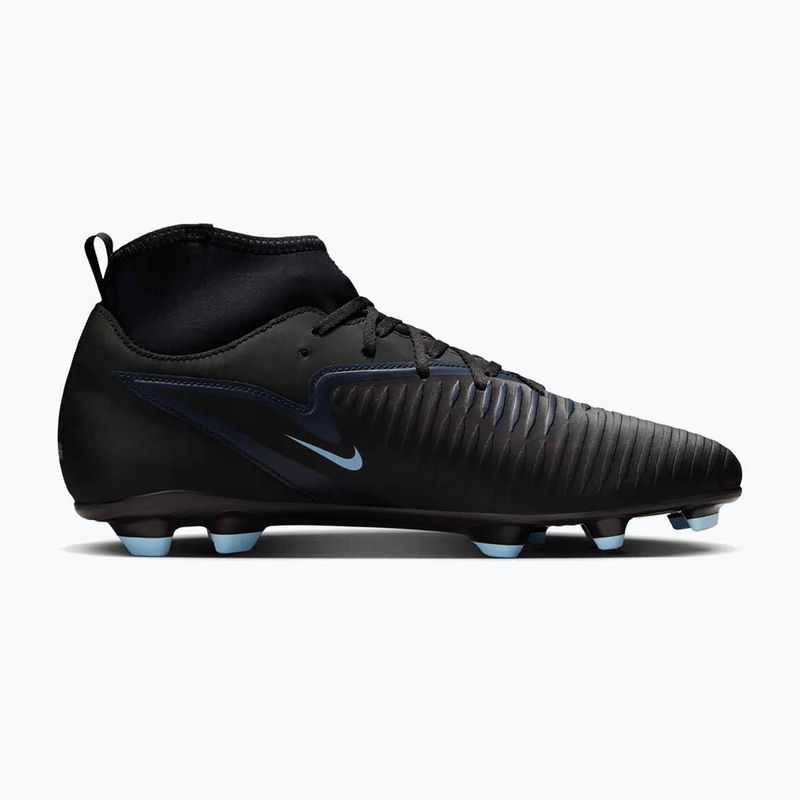 Încălțăminte de fotbal pentru bărbați Nike Phantom 6 High Club FG/MG black/black 9