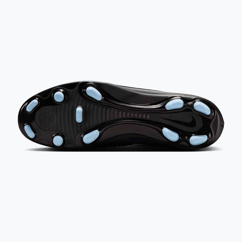 Încălțăminte de fotbal pentru bărbați Nike Phantom 6 High Club FG/MG black/black 12