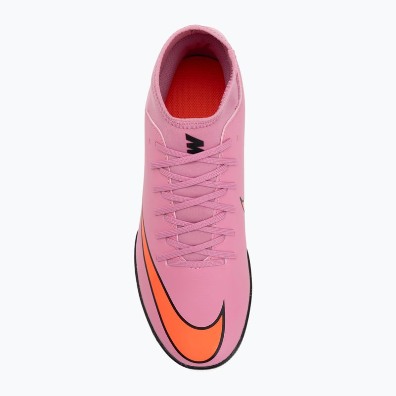 Încălțăminte de fotbal pentru bărbați Nike Mercurial Superfly 10 Club IC magic flamingo/black/total crimson 5