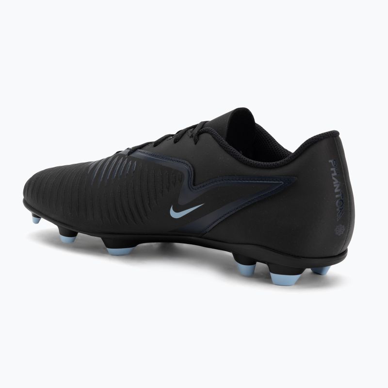 Încălțăminte de fotbal pentru bărbați Nike Phantom 6 Low Club FG/MG black/black 3
