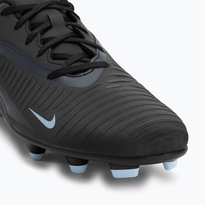 Încălțăminte de fotbal pentru bărbați Nike Phantom 6 Low Club FG/MG black/black 7