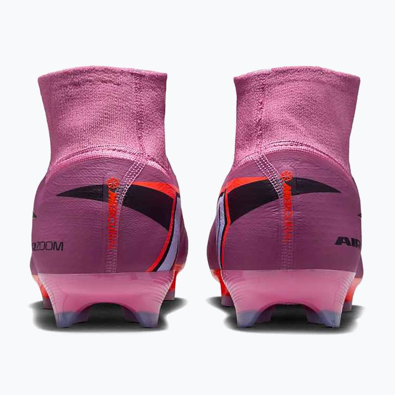 Încălțăminte de fotbal pentru bărbați Nike Mercurial Superfly 10 Pro FG magic flamingo/black/total crimson 4