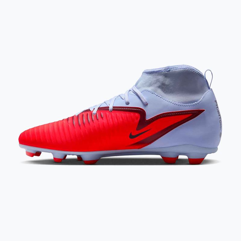 Încălțăminte de fotbal pentru bărbați Nike Phantom 6 High Club FG/MG royal tint/bright crimson 2
