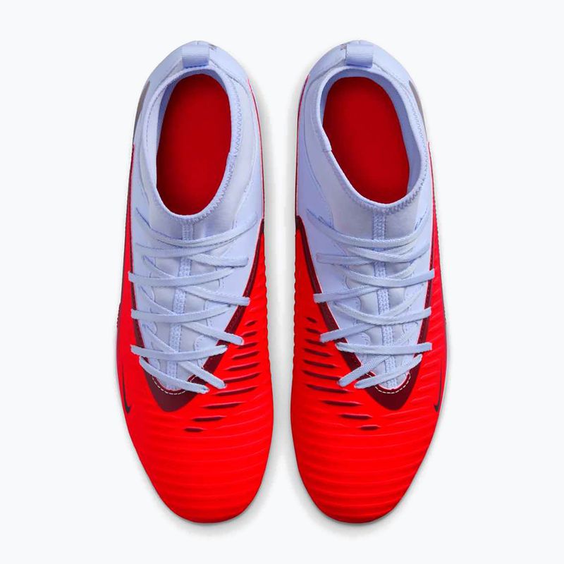 Încălțăminte de fotbal pentru bărbați Nike Phantom 6 High Club FG/MG royal tint/bright crimson 6