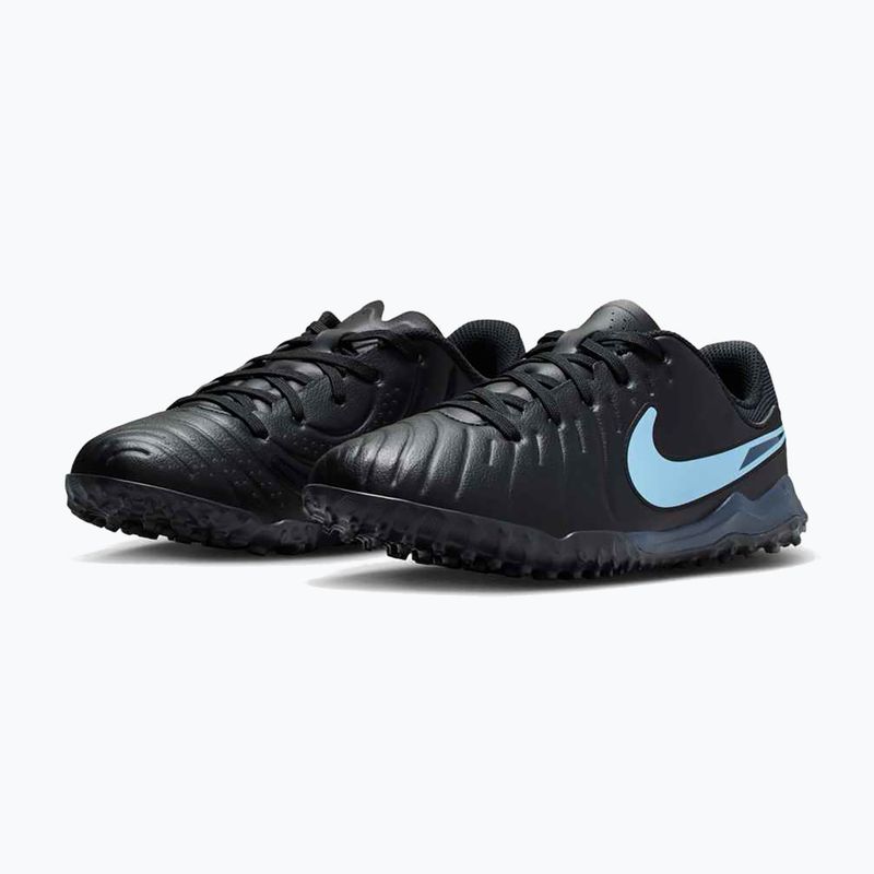 Încălțăminte de fotbal pentru copii Nike Tiempo Legend 10 Academy TF black/black 10