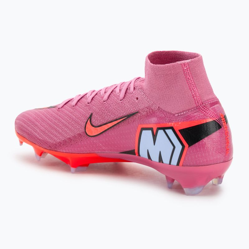 Încălțăminte de fotbal pentru bărbați Nike Mercurial Superfly 10 Elite FG magic flamingo/black/total crimson 3