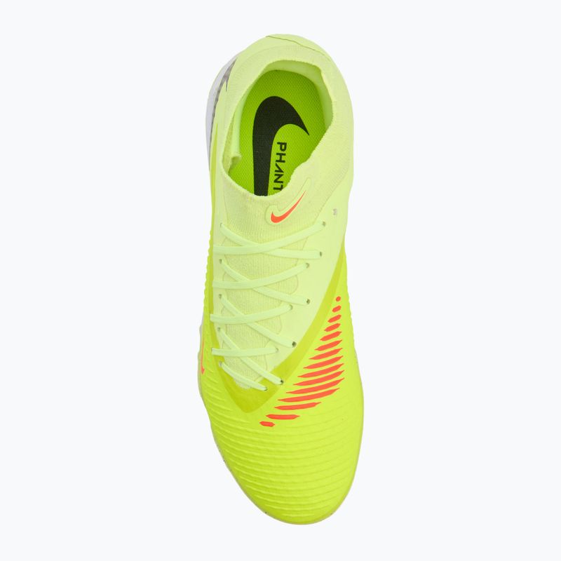 Ghete de fotbal pentru bărbați Nike Phantom 6 High Academy TF hyper crimson/life lime/black 5