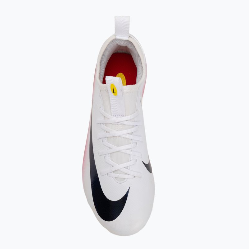 Ghete de fotbal pentru copii Nike Zoom Vapor 16 Academy LV8 Jr FG/MG university red/dark obsidian 5