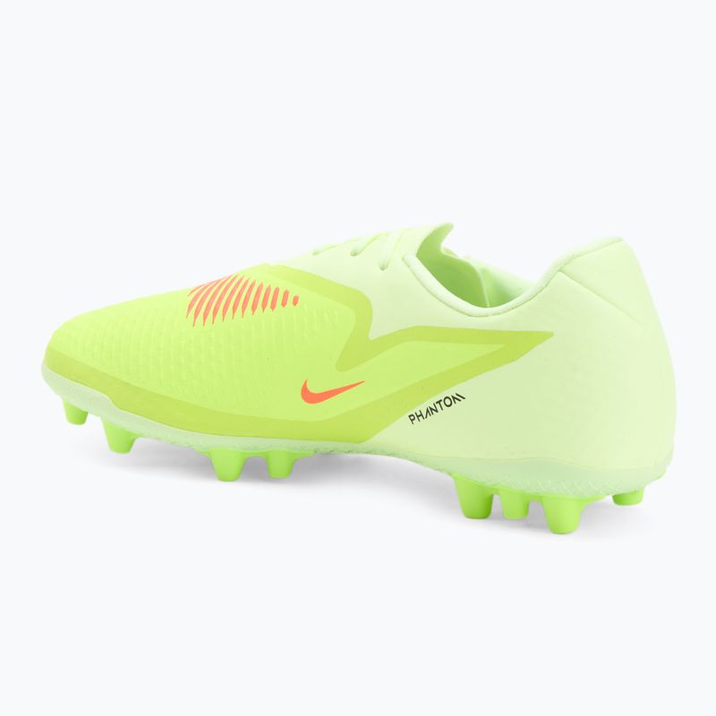 Ghete de fotbal pentru bărbați Nike Phantom 6 Low Academy AG hyper crimson/limelight/black 3