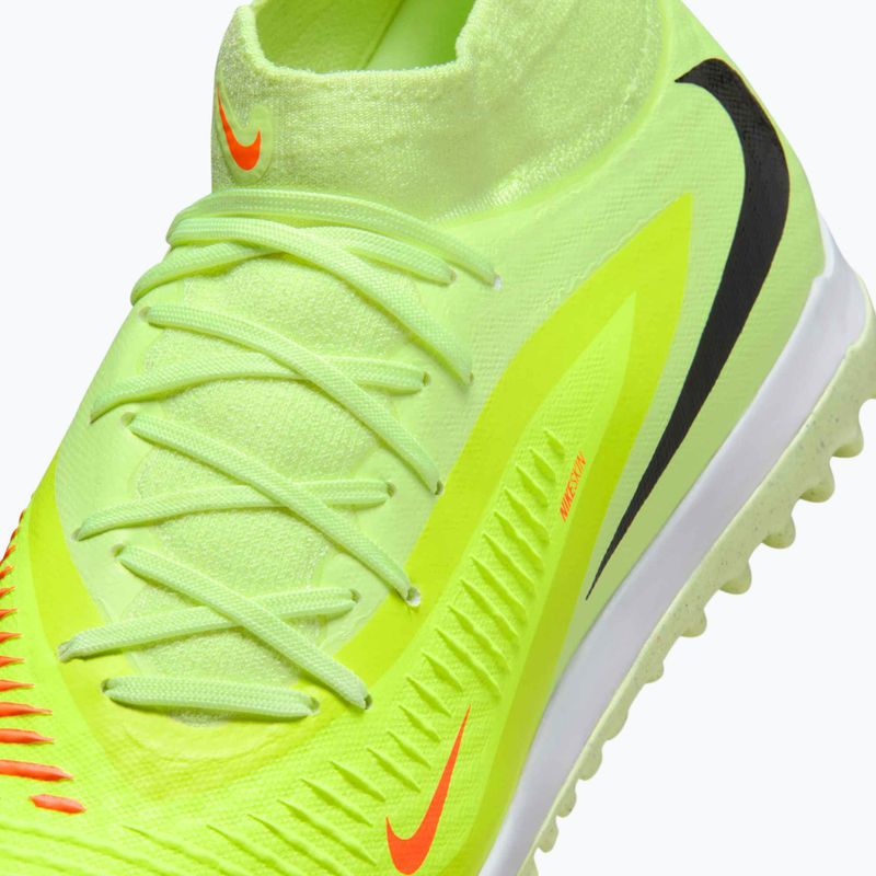 Ghete de fotbal pentru bărbați Nike Phantom 6 High Academy TF hyper crimson/life lime/black 10