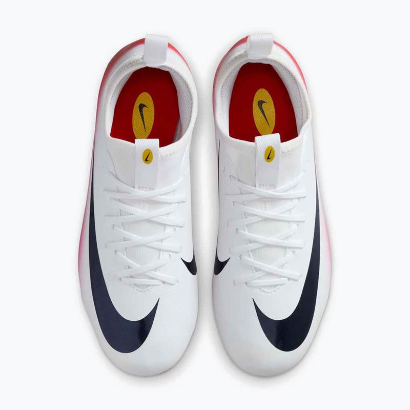 Ghete de fotbal pentru copii Nike Zoom Vapor 16 Academy LV8 Jr FG/MG university red/dark obsidian 13