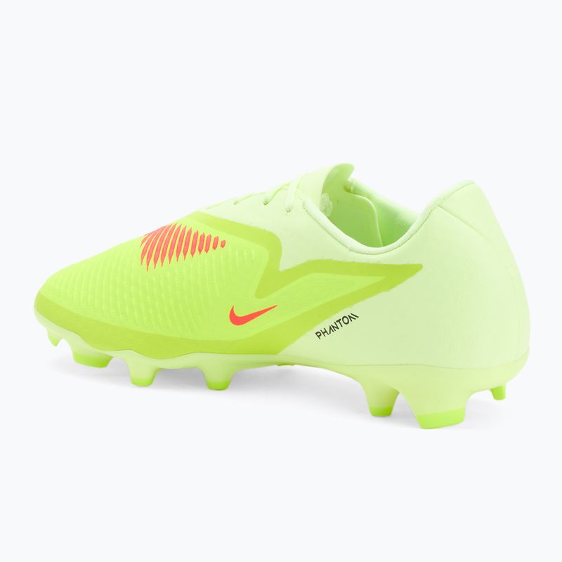 Încălțăminte de fotbal pentru bărbați Nike Phantom 6 Low Academy FG/MG hyper crimson/limelight/black 3