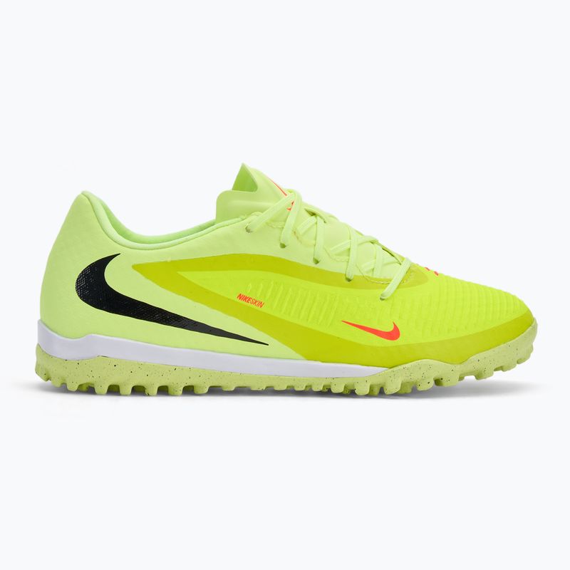 Ghete de fotbal pentru bărbați Nike Phantom 6 Low Academy TF hyper crimson/limelight/black 2