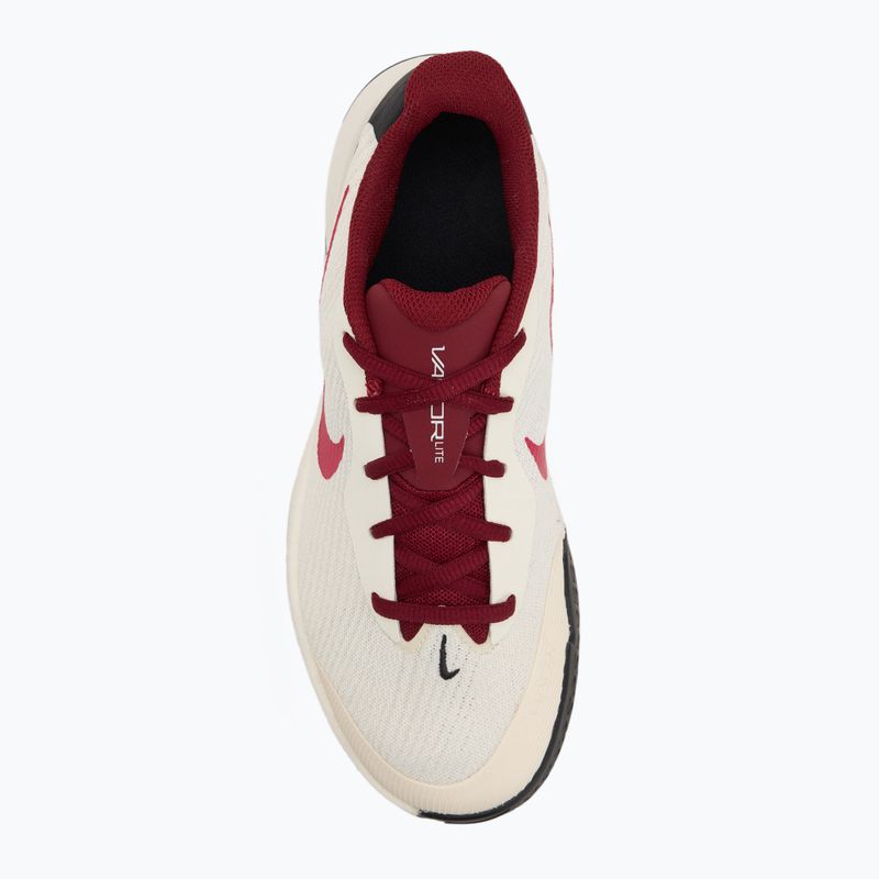 Încălțăminte de tenis pentru femei Nike Vapor Lite 3 pale ivory / rush pink / sail / team red 5