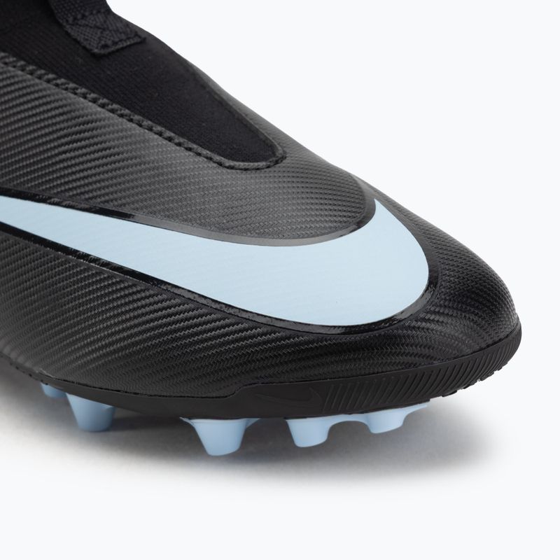 Încălțăminte de fotbal pentru copii Nike Mercurial Superfly 10 Academy AG black/ice blue 7