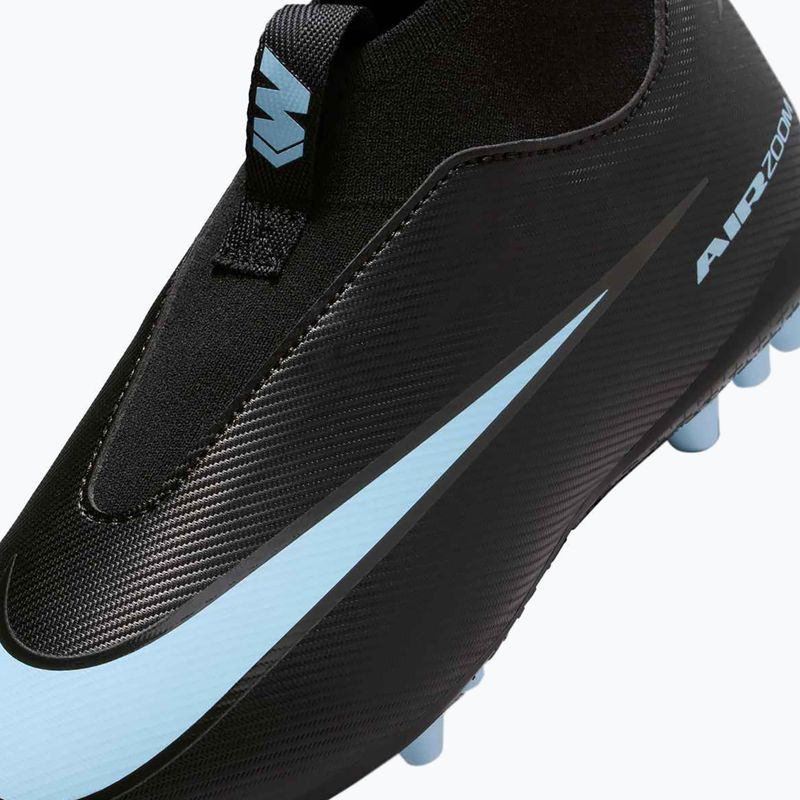 Încălțăminte de fotbal pentru copii Nike Mercurial Superfly 10 Academy AG black/ice blue 8