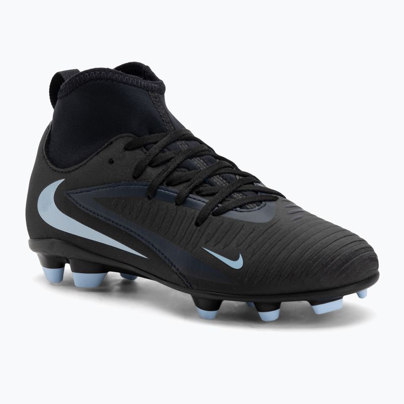 Încălțăminte de fotbal pentru copii Nike Phantom 6 High Club FG/MG black/black