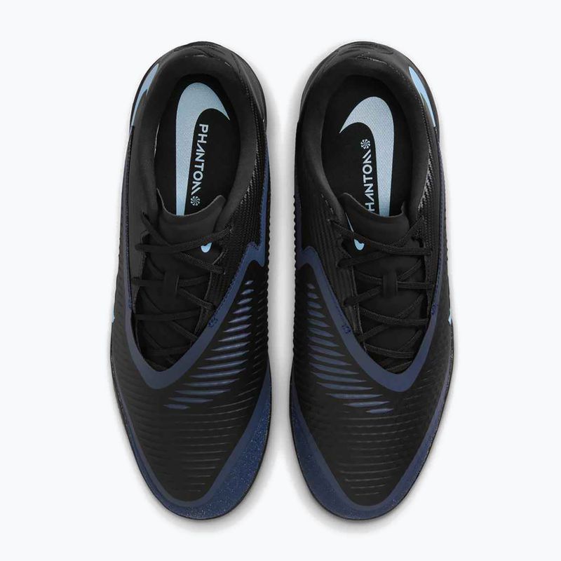 Încălțăminte de fotbal pentru bărbați Nike Phantom 6 Low Academy IC black/black 8