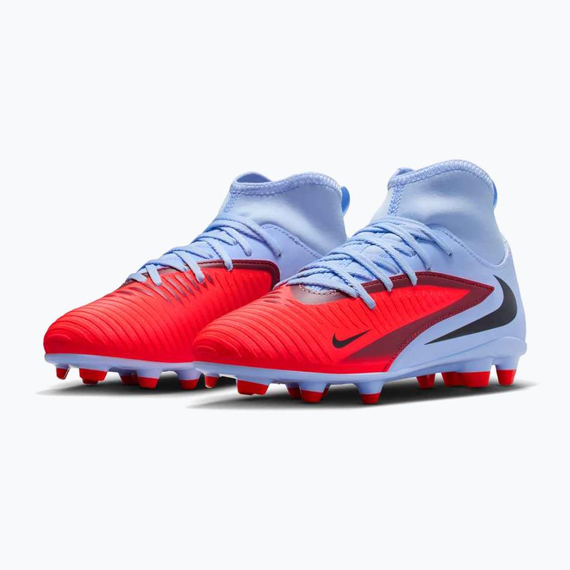 Încălțăminte de fotbal pentru copii Nike Phantom 6 High Club FG/MG royal tint/bright crimson 12