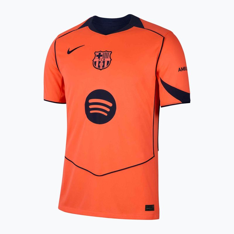 Tricou de fotbal pentru bărbați Nike FC Barcelona 2025/26 Stadium Third bright mango/midnight navy/midnight navy 7