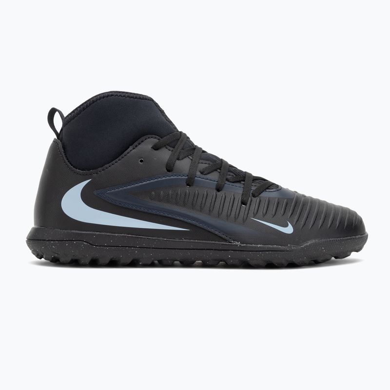Încălțăminte de fotbal pentru copii Nike Phantom 6 High Club Jr TF black/black 2