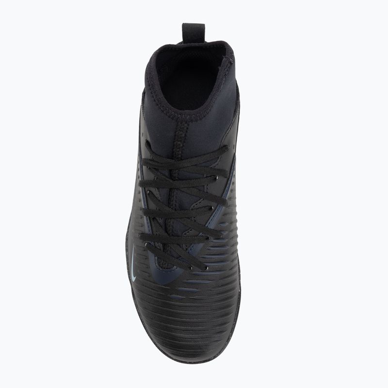 Încălțăminte de fotbal pentru copii Nike Phantom 6 High Club Jr TF black/black 5