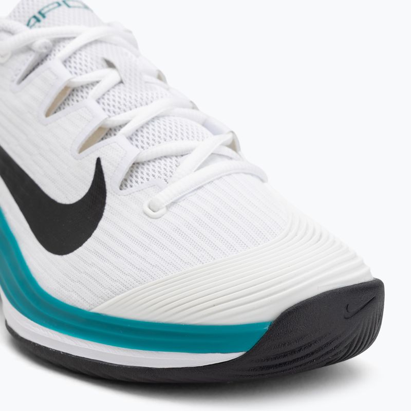 Încălțăminte de tenis pentru bărbați Nike Vapor 12 white / black / radiant emerald 7