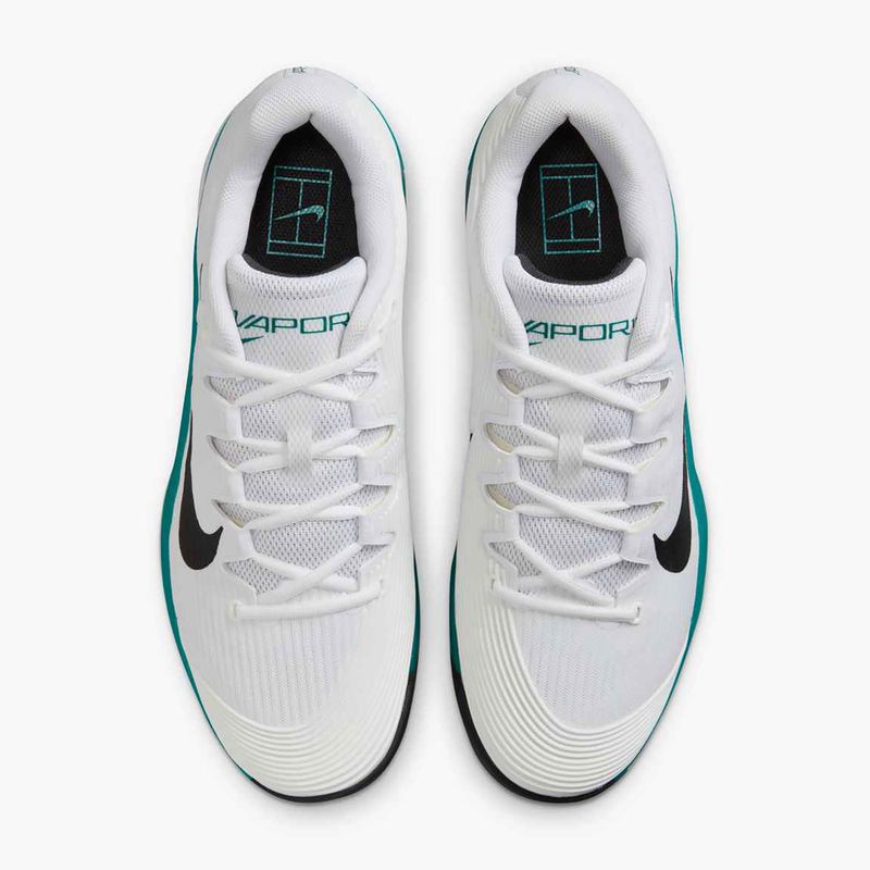 Încălțăminte de tenis pentru bărbați Nike Vapor 12 white / black / radiant emerald 14