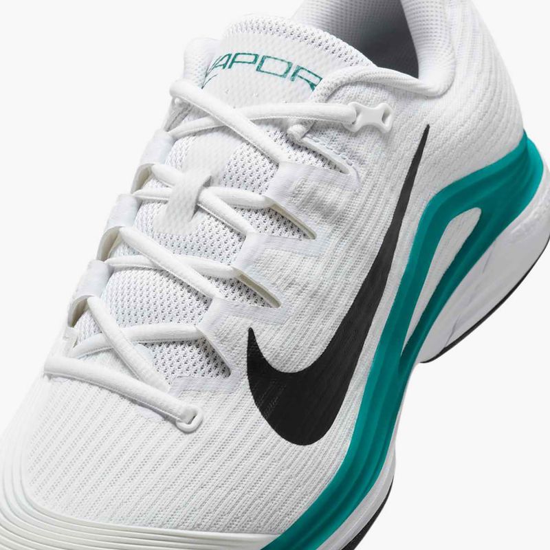 Încălțăminte de tenis pentru bărbați Nike Vapor 12 white / black / radiant emerald 15