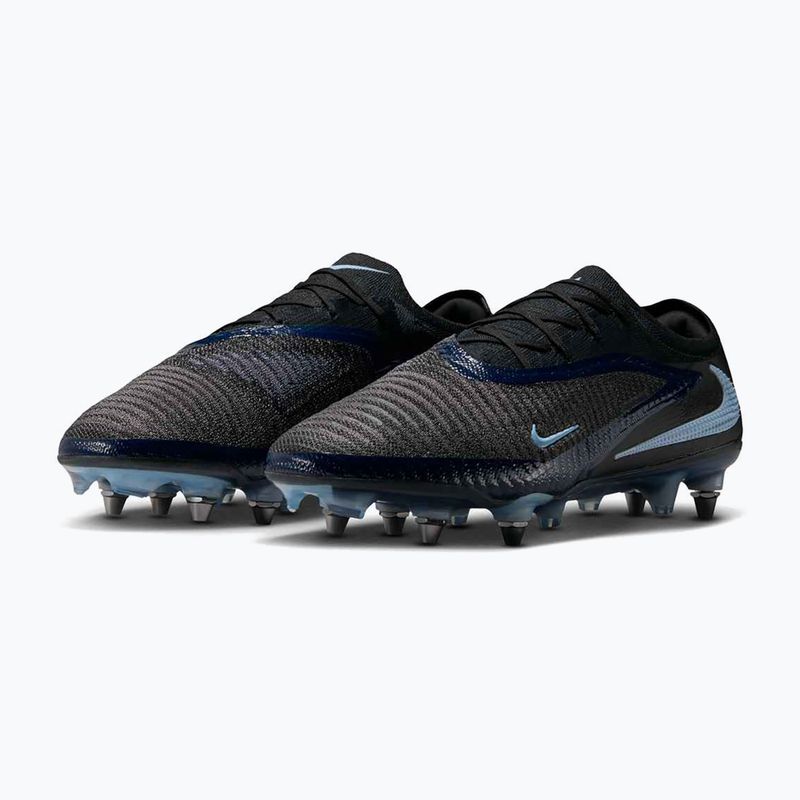 Încălțăminte de fotbal pentru bărbați Nike Phantom 6 Low Elite SG-Pro black/black 8