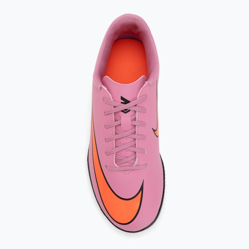 Încălțăminte de fotbal pentru copii Nike Mercurial Vapor 16 Club IC magic flamingo/black/total crimson 5