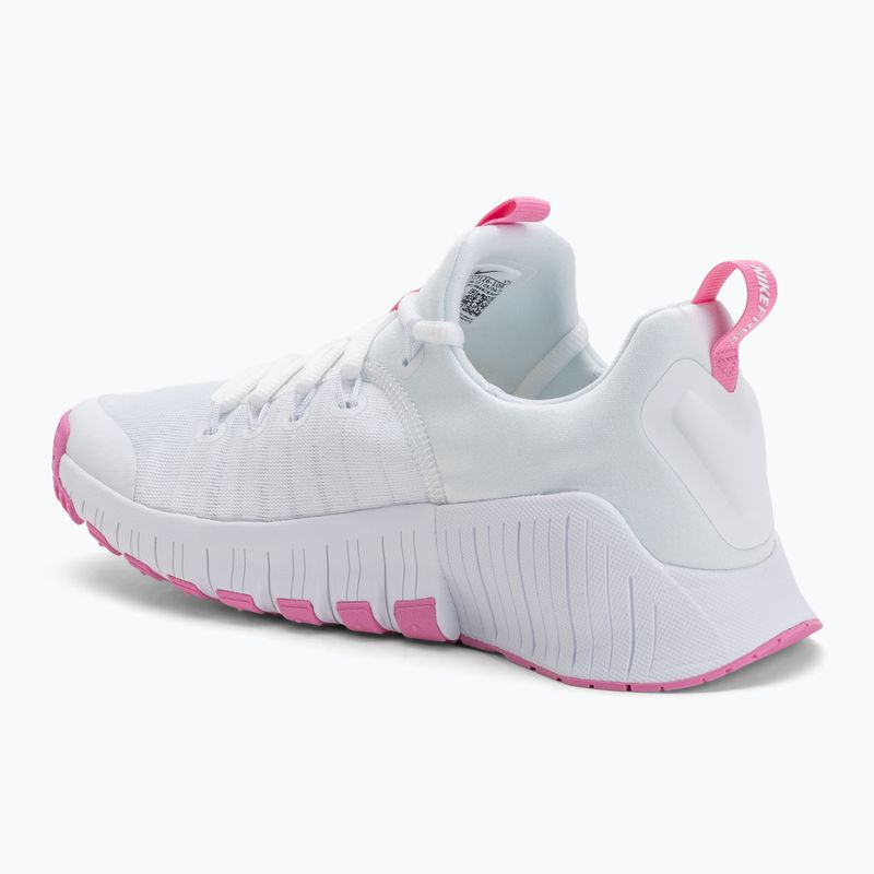 Încălțăminte de antrenament pentru femei Nike Free Metcon 6 white/playful pink 3