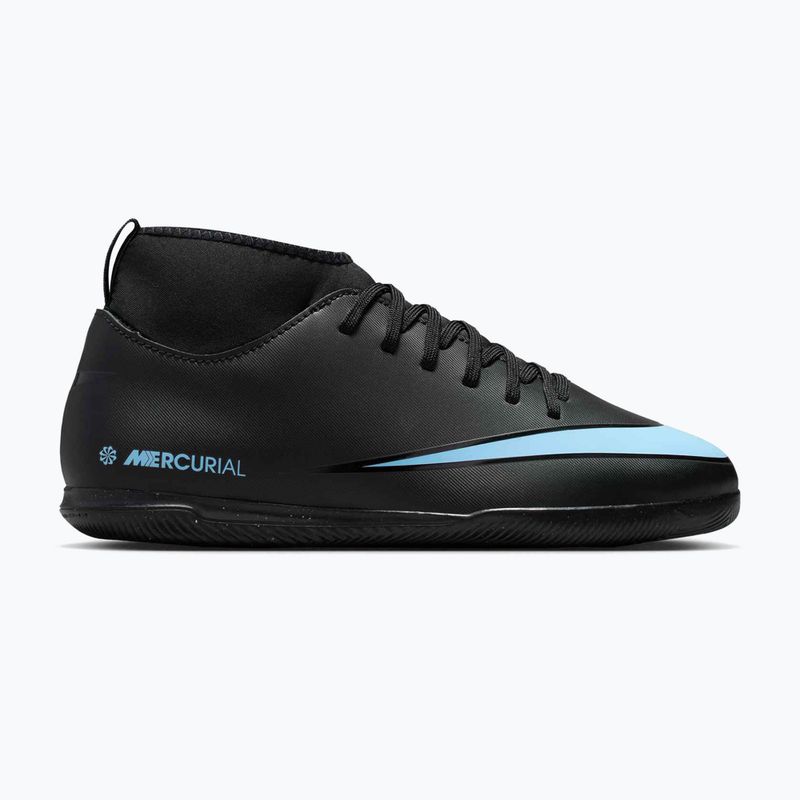 Încălțămintede fotbal pentru copii Nike Mercurial Superfly 10 Club black/ice blue 8