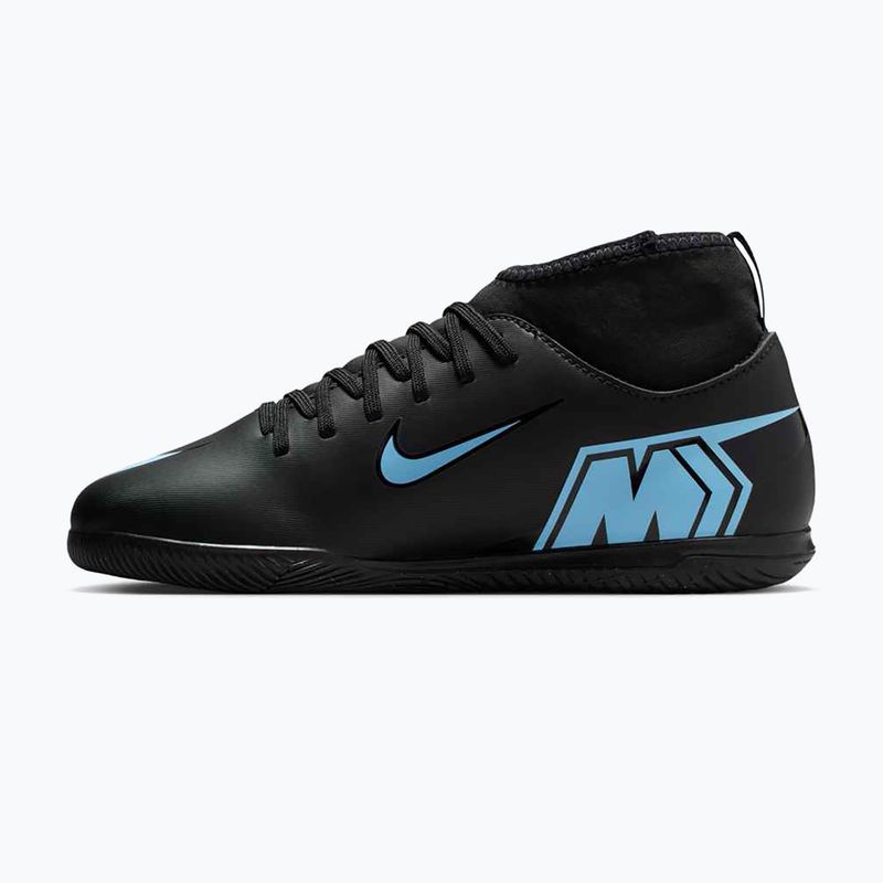Încălțămintede fotbal pentru copii Nike Mercurial Superfly 10 Club black/ice blue 9